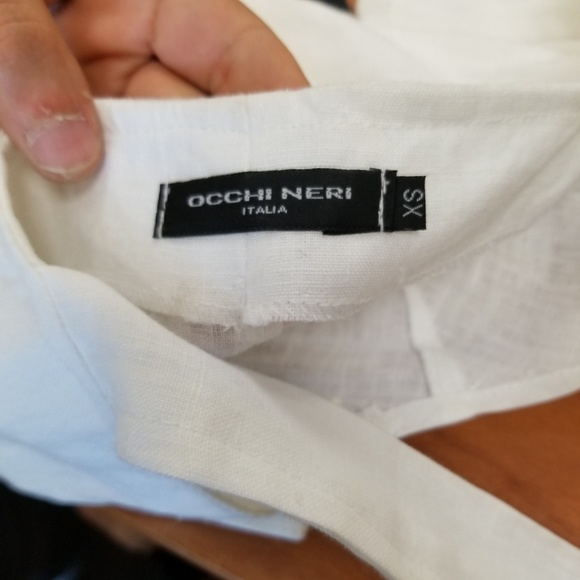 Light White Linen Jumpsuit - Picture 5 of 8